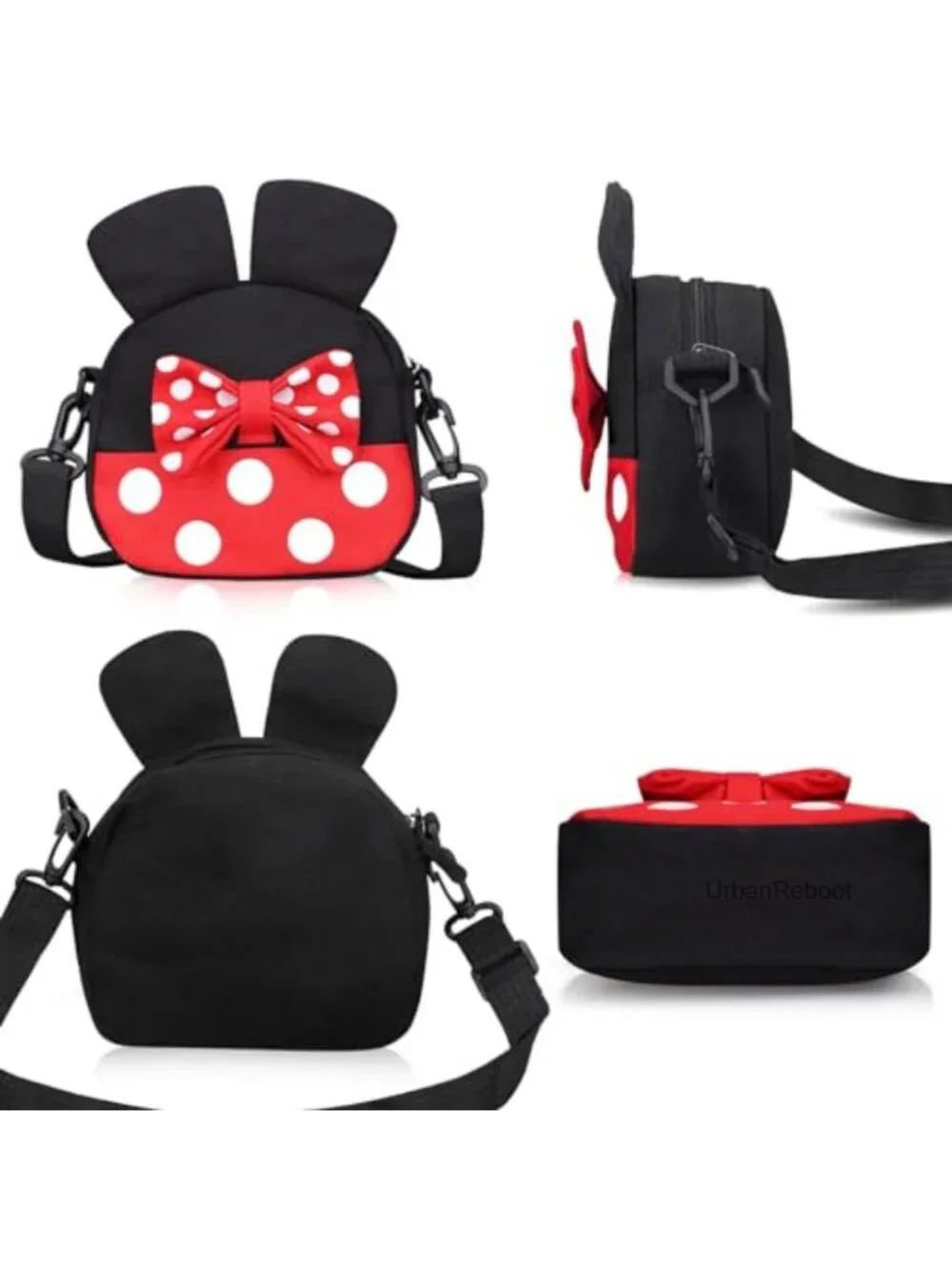Toddler Girls Canvas Crossbody Purse Mini Mouse Shoulder Bag